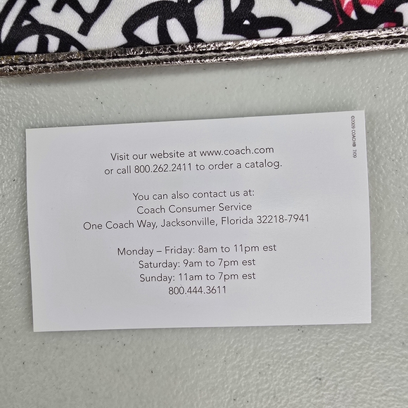 Coach Poppy Floral Graphic Medium Skinny Wristlet NWT Style 43924 - Picture 8 of 8